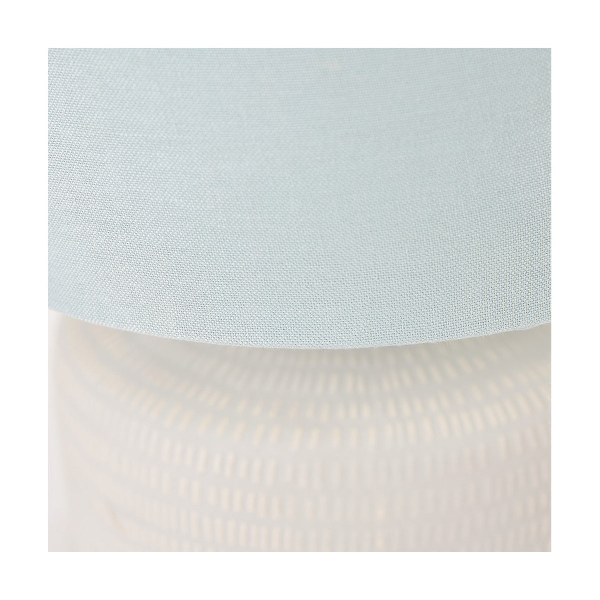 Kai Duck Egg Blue Textured Ceramic Table Lamp - 34cm