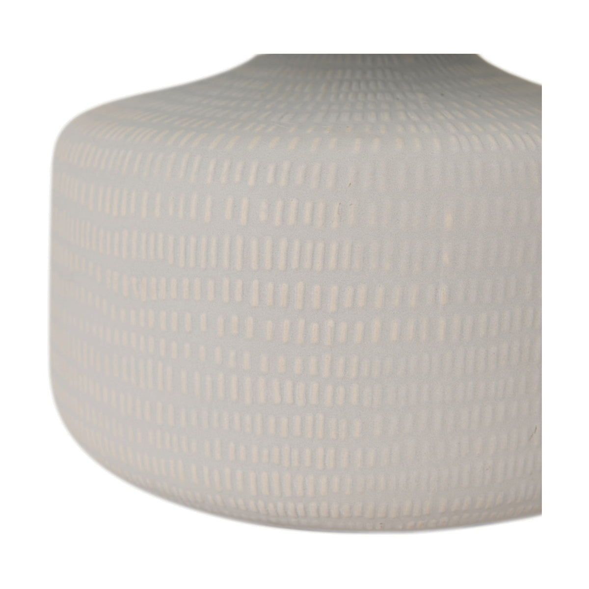 Kai Duck Egg Blue Textured Ceramic Table Lamp - 34cm