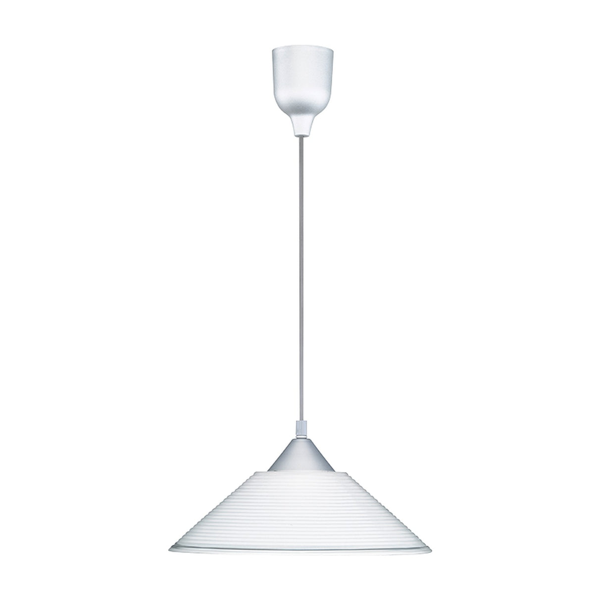 Diego Glass Pendant – Aluminium