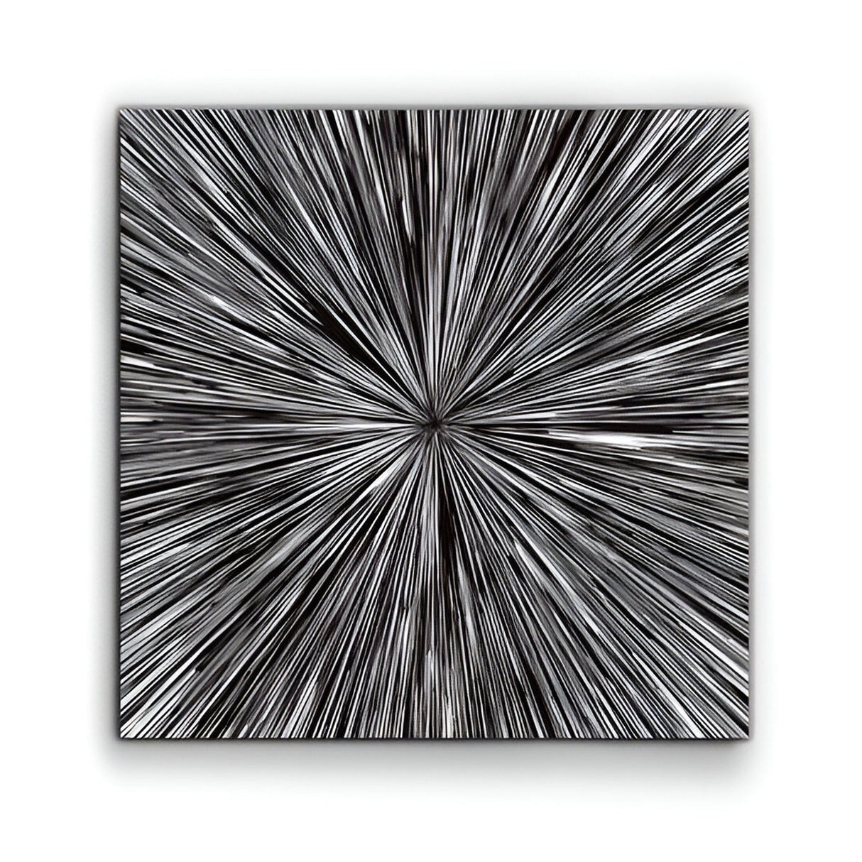 Centrifugo Monochrome Abstract Photography Print - 100x100cm