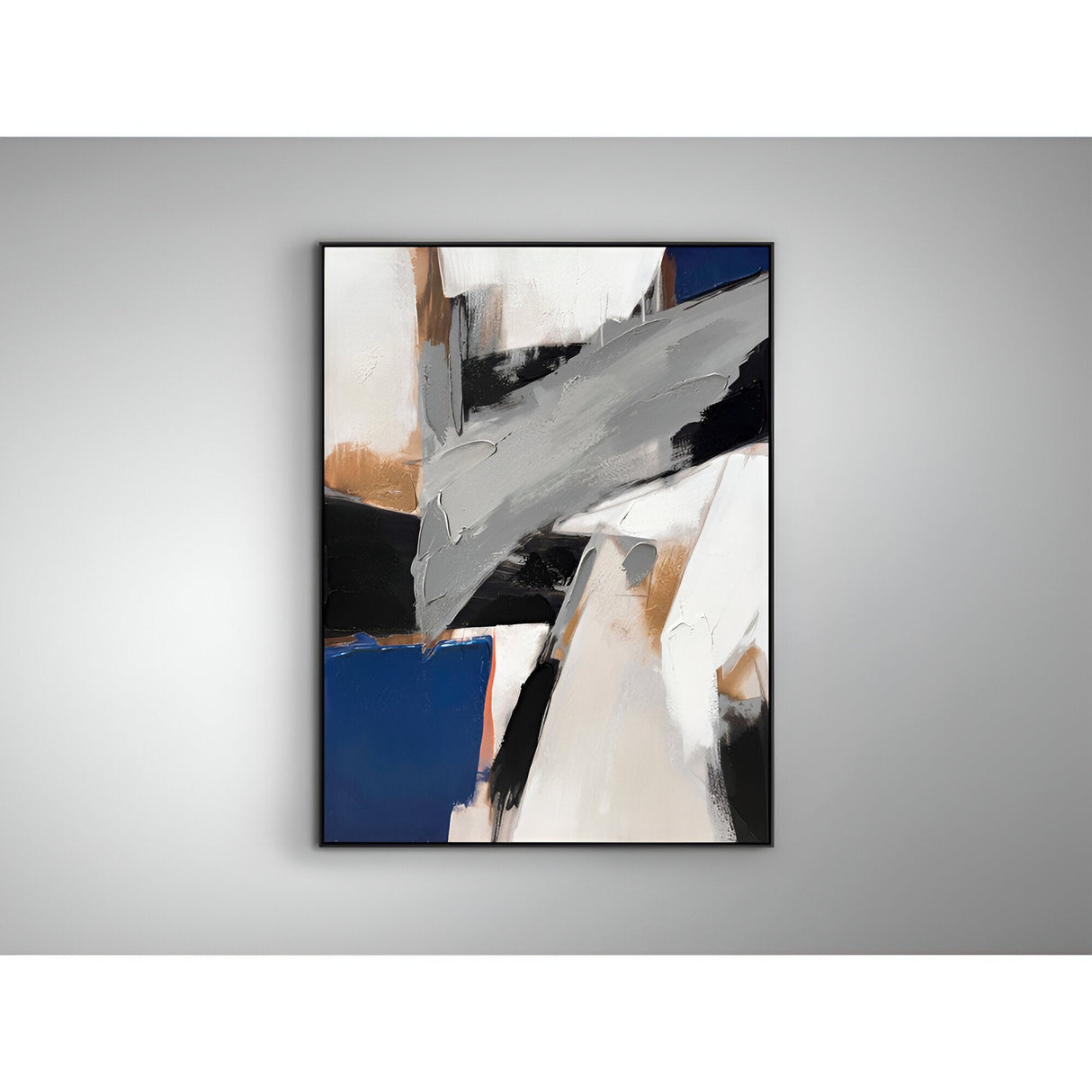 Espacios II Abstract Composition Acrylic Painting - 90x120cm