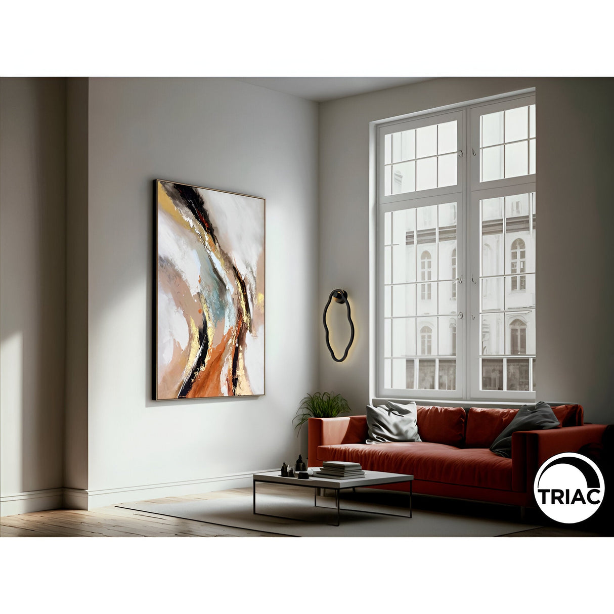 Tono LED Wall Light 23W 3000K - Matte Black