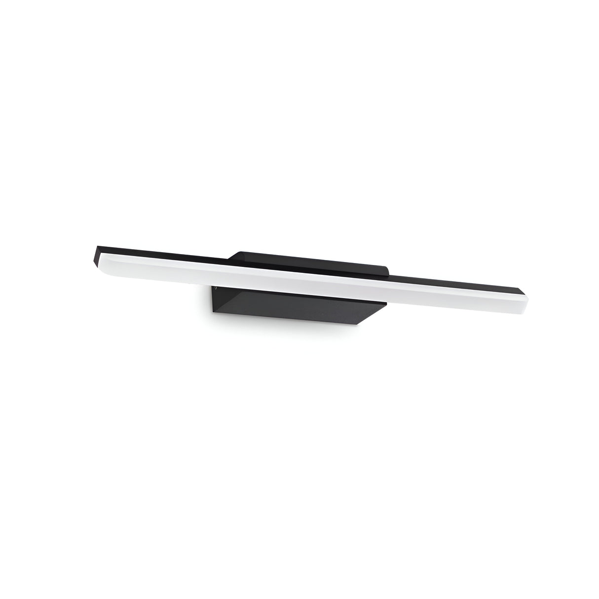 A minimalistic and modern sophistication is embodied by the Luxix LED Bathroom Mirror Light, a 42 cm wall-mounted fixture that features energy-efficient 11W LED technology with a sleek, elongated bar design in black against a plain white background.