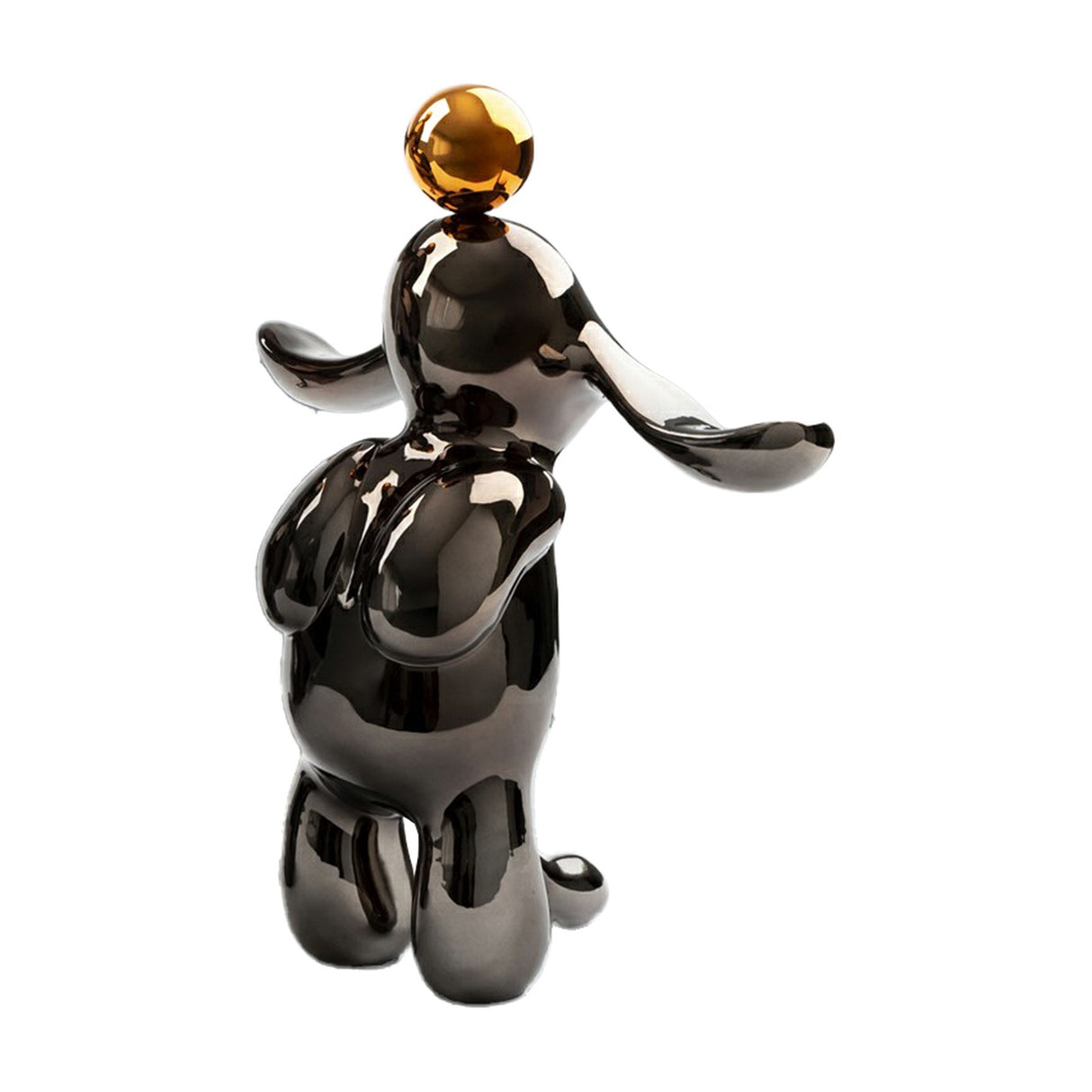Conejo Small Sculpture - Grey and Orange