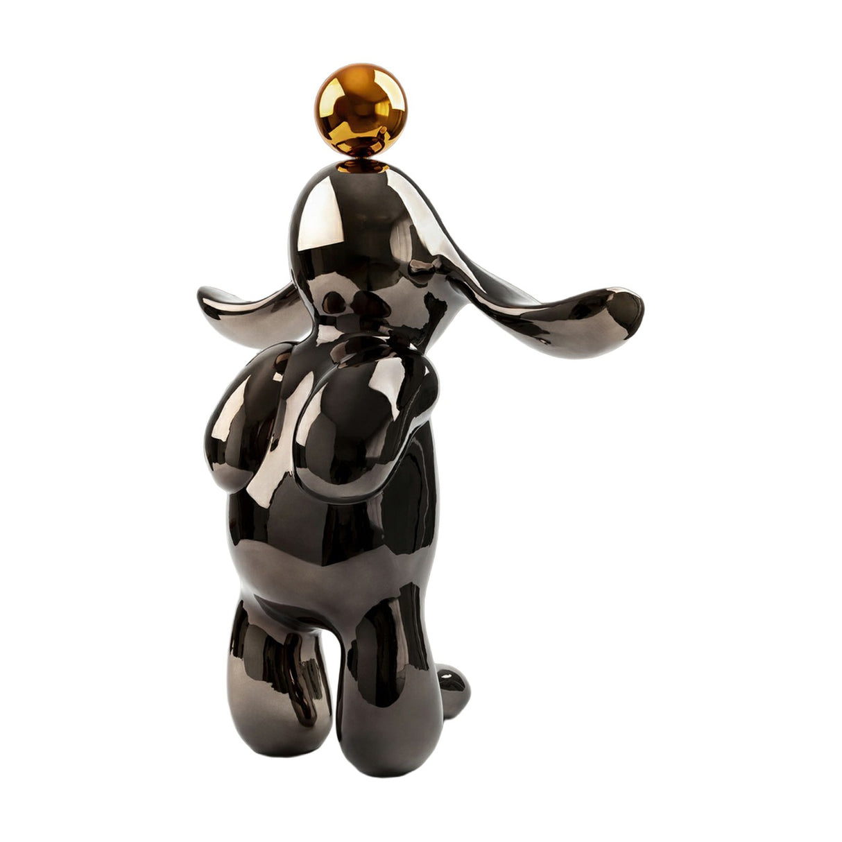 Conejo Sculpture - Grey and Orange