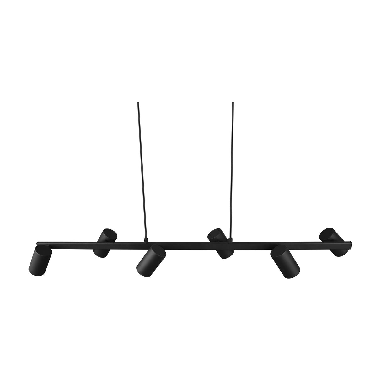 Marley 6 Light Linear Chandelier – Matt Black