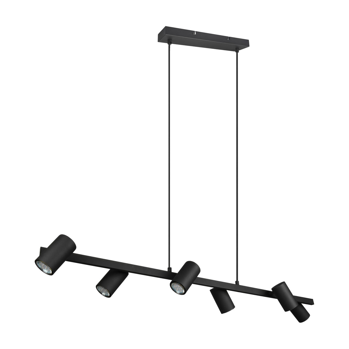 Marley 6 Light Linear Chandelier – Matt Black