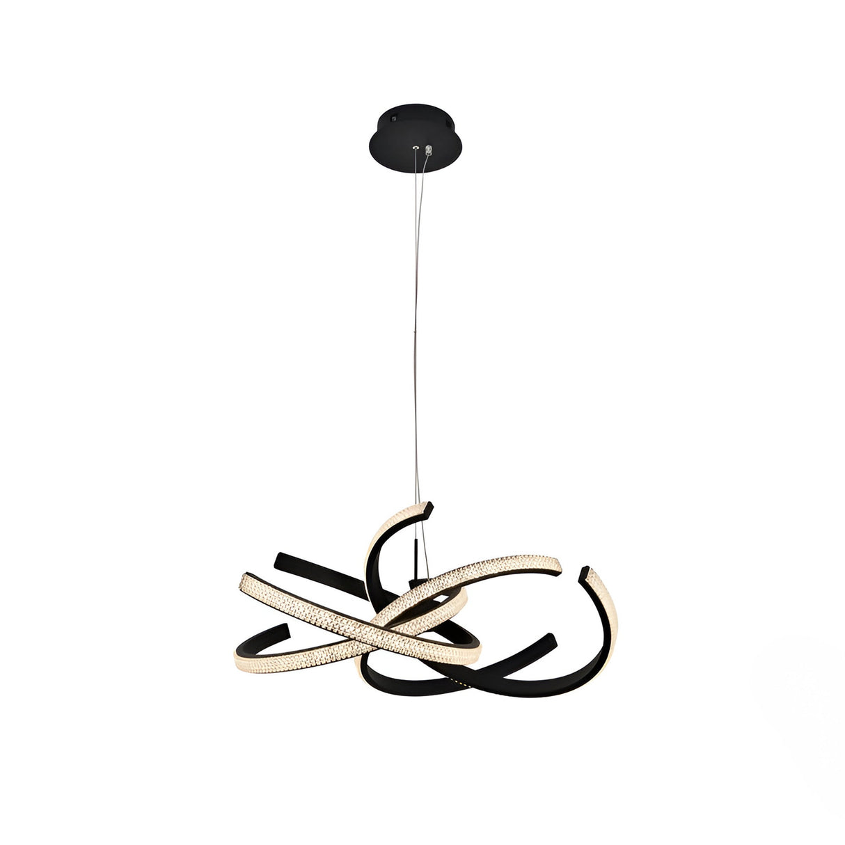Ring II LED Suspension Light 43W 3000K - Matte Black