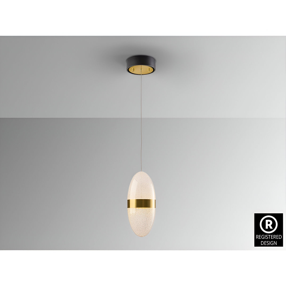 Garden LED Pendant Light 6W 3000K - Gold/White