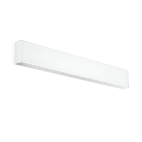 The Clarityx LED Wall Light 37W 4000K in white, measuring 61cm, is a minimalist rectangular fixture. Its sleek design and energy-efficient features make it an ideal choice for modern decor.