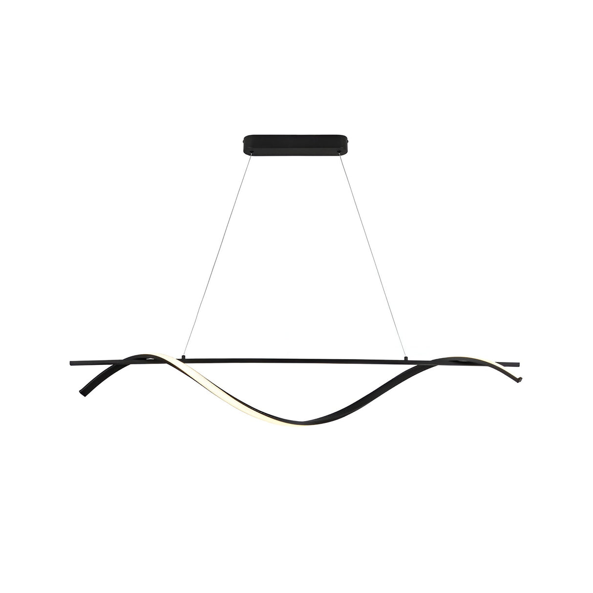 Asure LED Light Linear Suspension 48W 3000K - Black