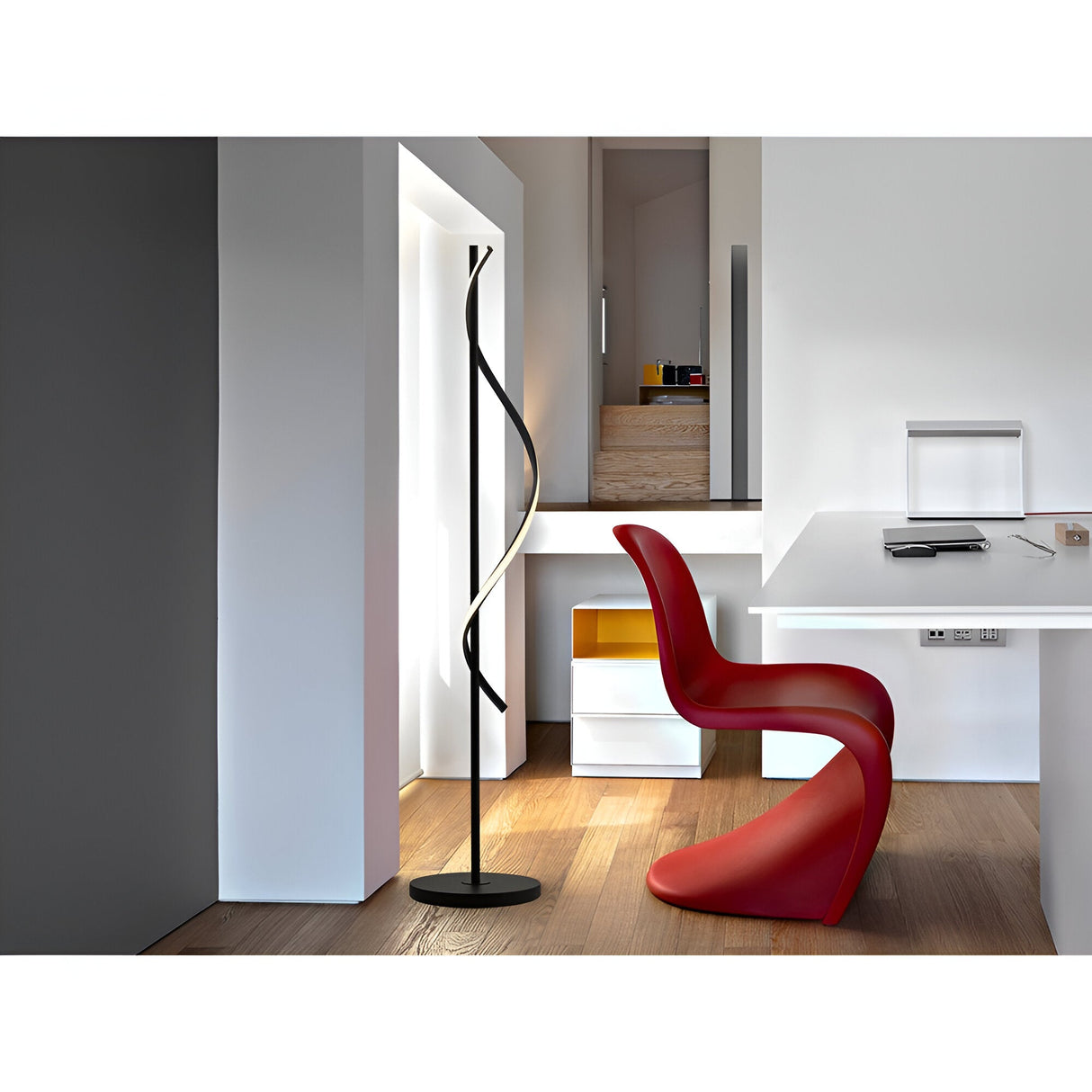 Boa LED Floor Lamp 30W 3000K - Black