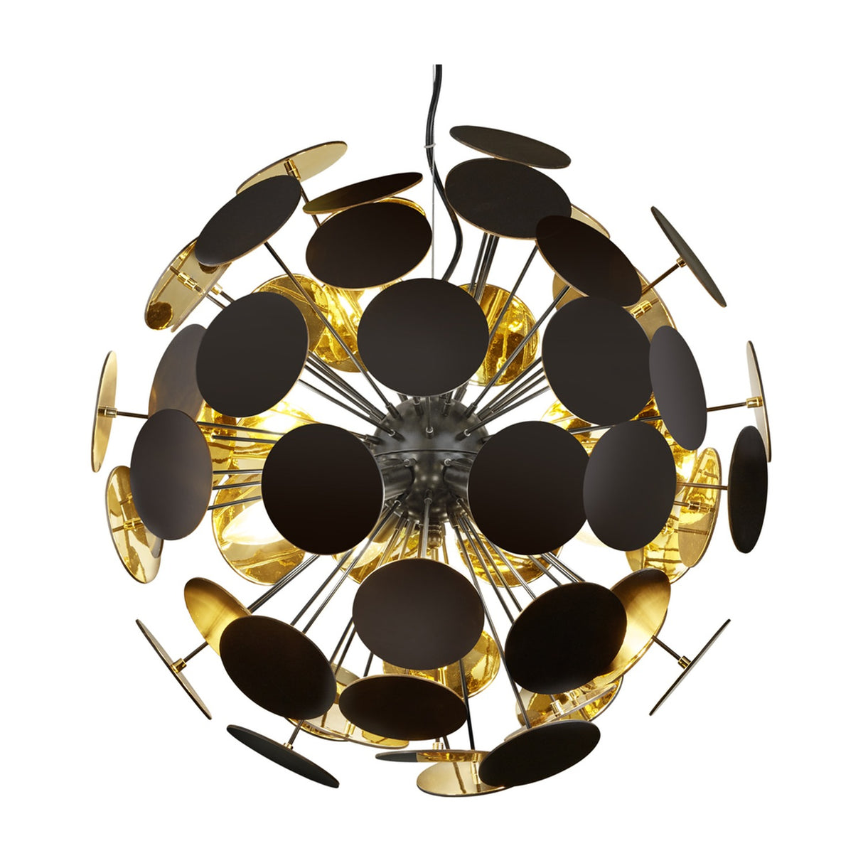 Discalgo 6 Light Chandelier – Matt Black