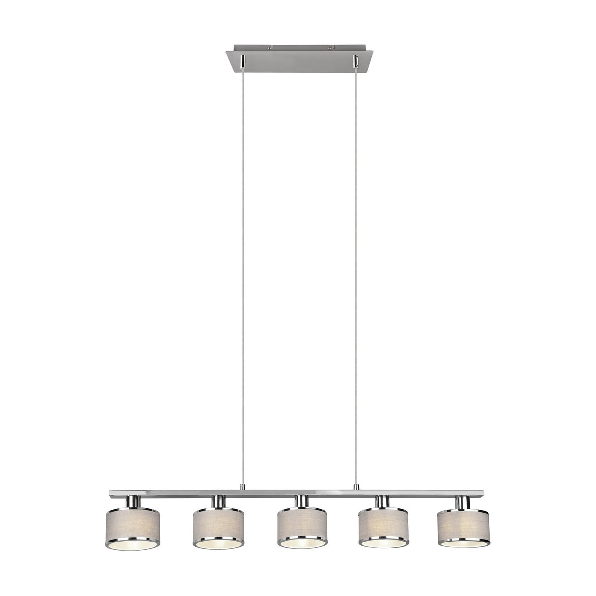 Kaprun 5 Light Linear Chandelier – Chrome