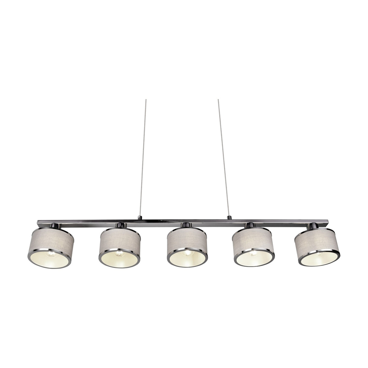 Kaprun 5 Light Linear Chandelier – Chrome