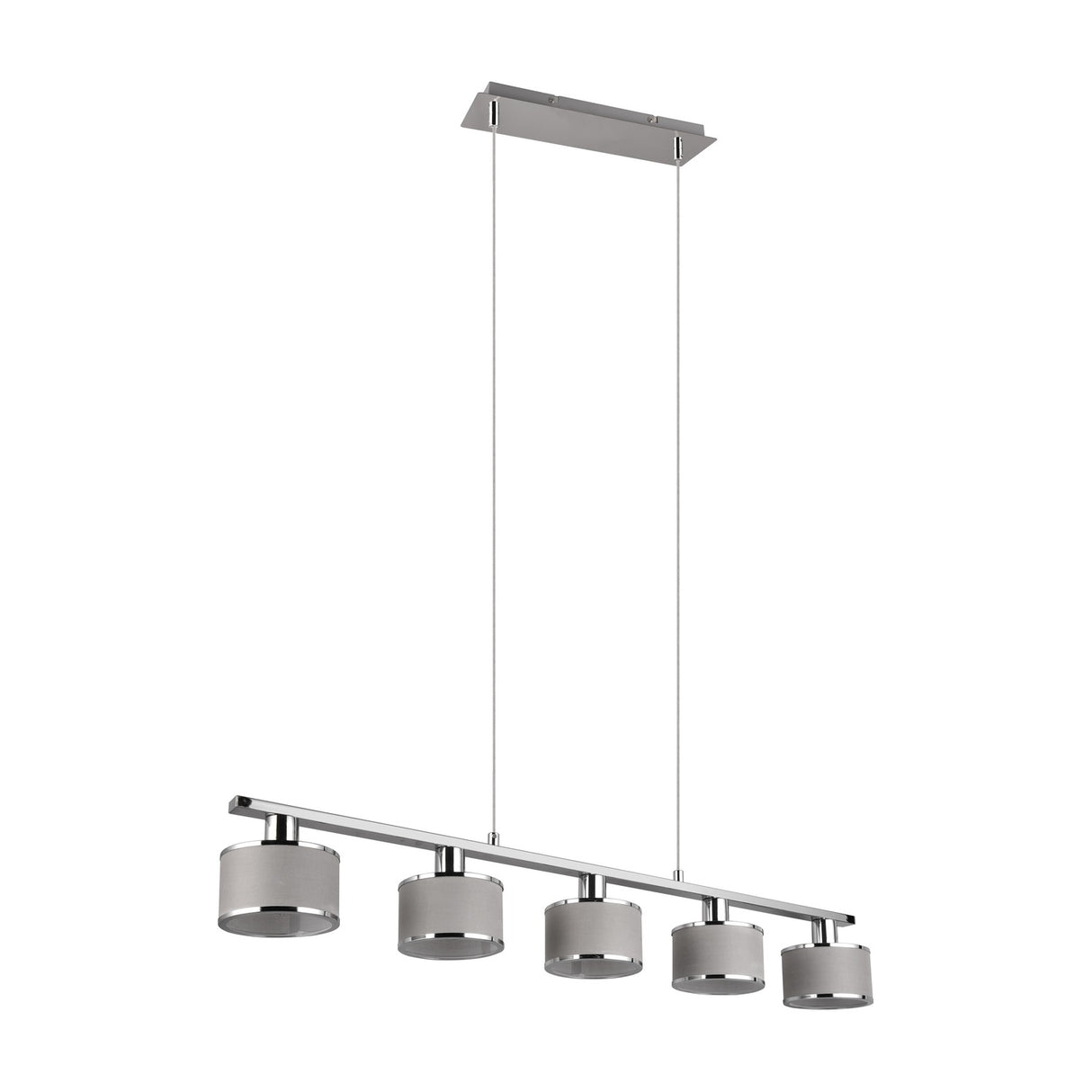 Kaprun 5 Light Linear Chandelier – Chrome