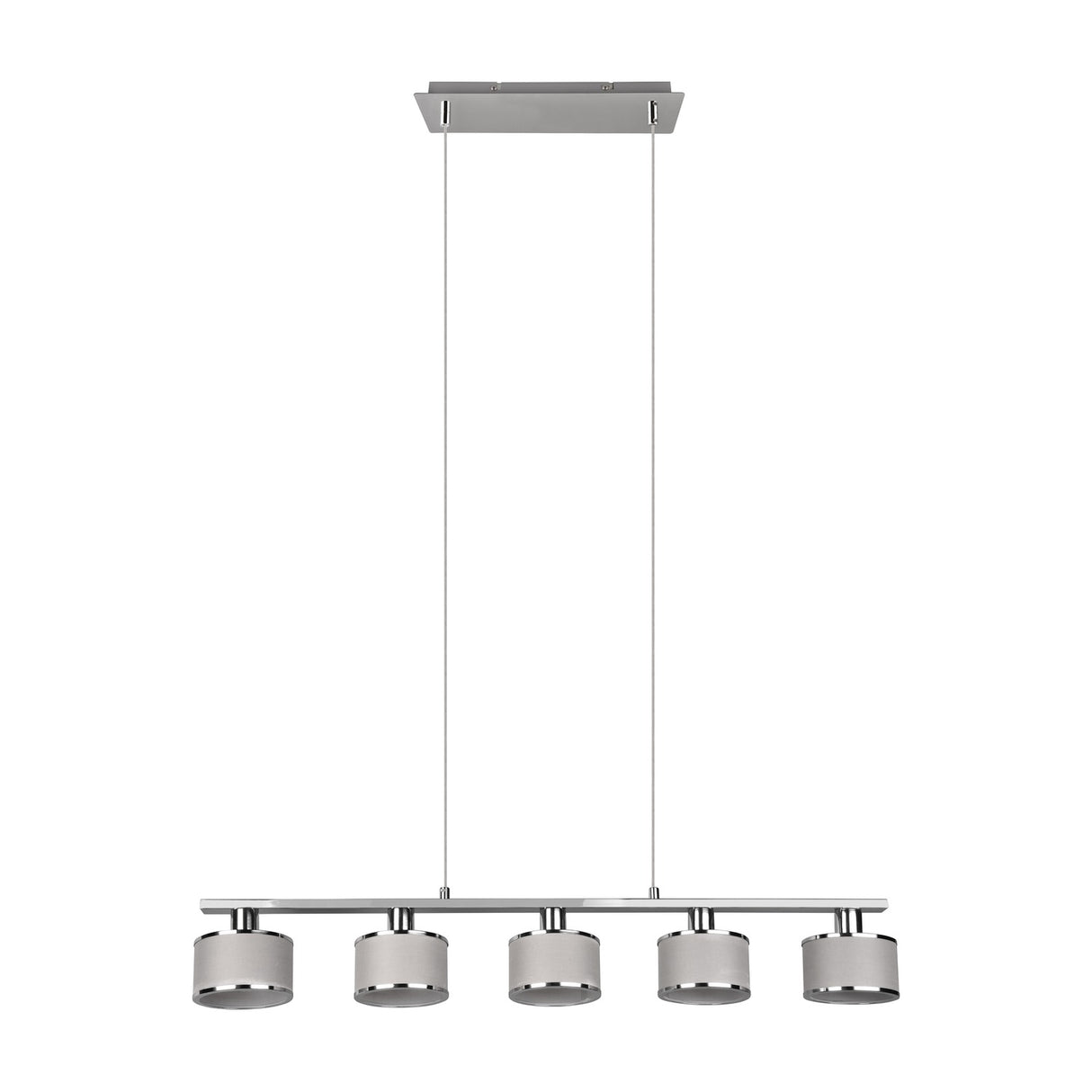 Kaprun 5 Light Linear Chandelier – Chrome