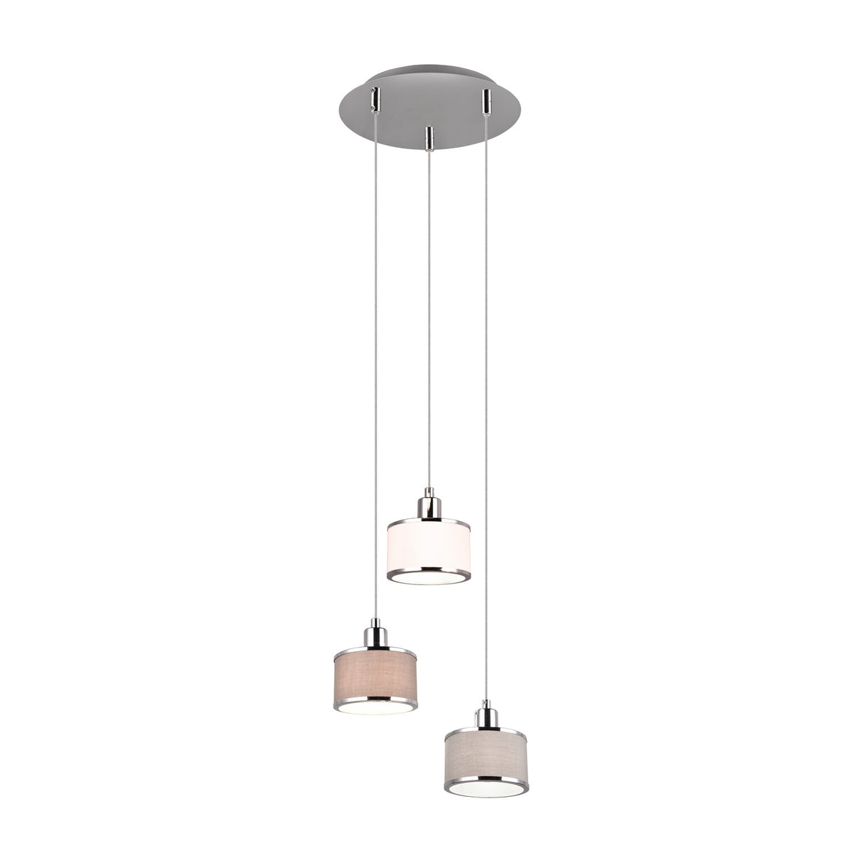 Kaprun 3 Light Chandelier – Chrome