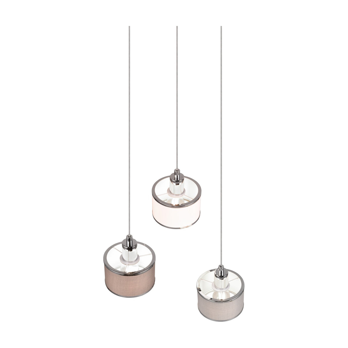Kaprun 3 Light Chandelier – Chrome