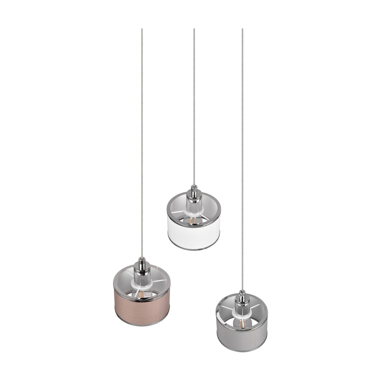 Kaprun 3 Light Chandelier – Chrome