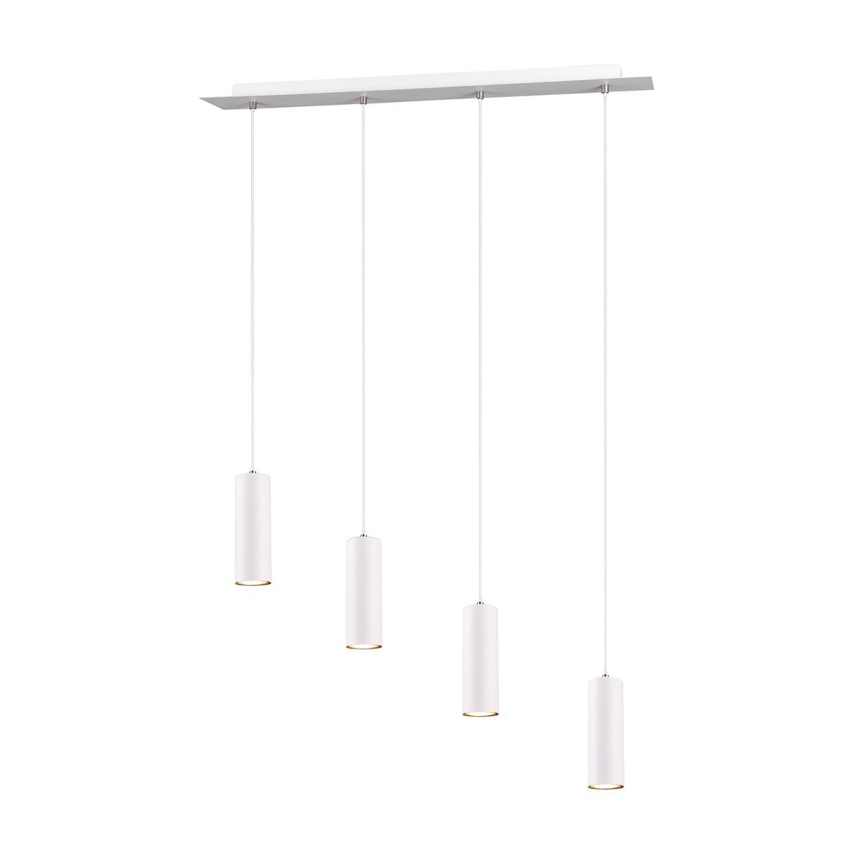 Marley 4 Light Linear Chandelier – White