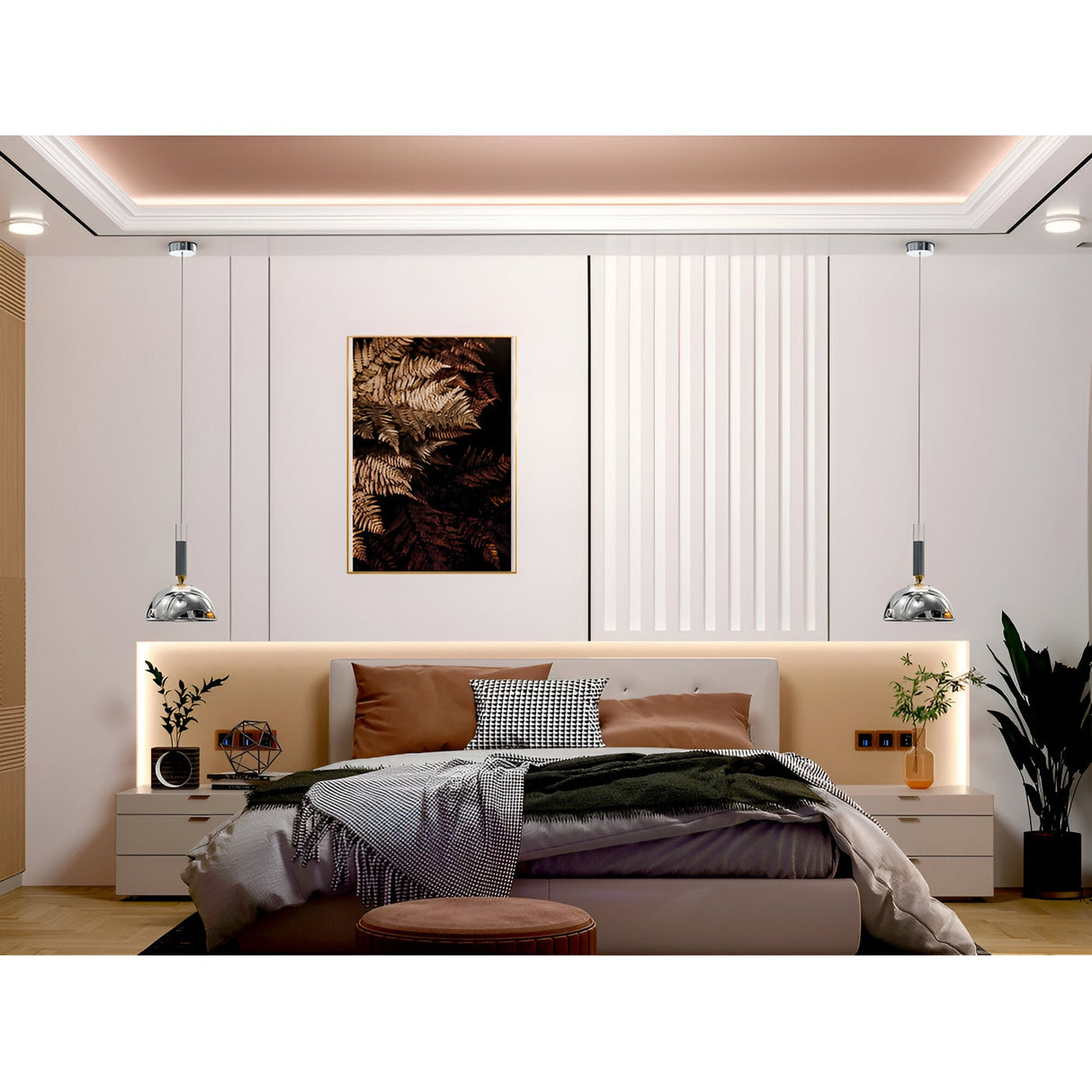 Charlize LED Light Pendant 6W 3000K - Silver