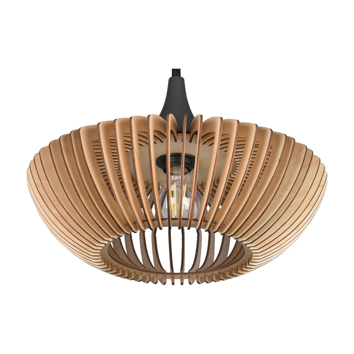 Colino Wooden Pendant – Anthracite