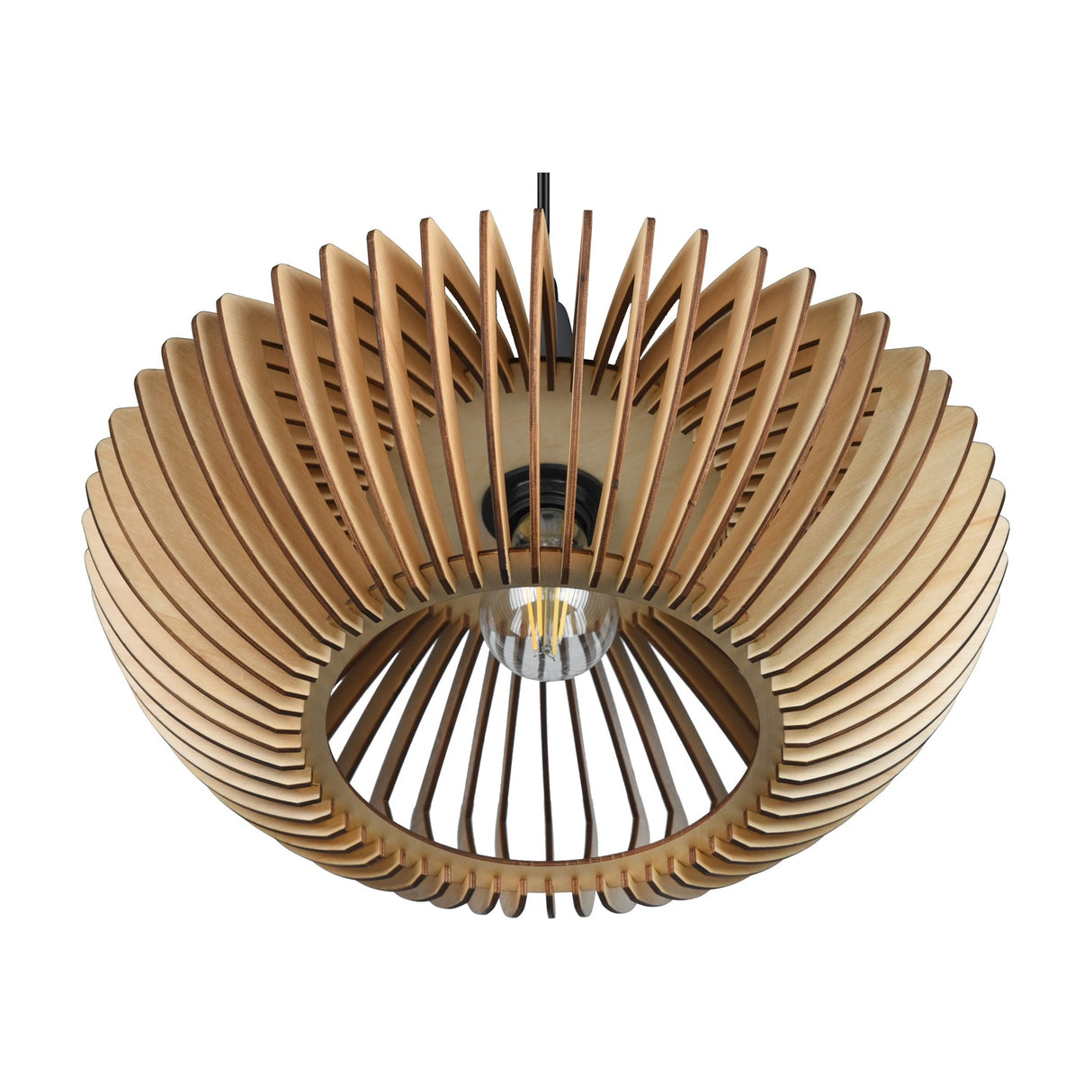 Colino Wooden Pendant – Anthracite