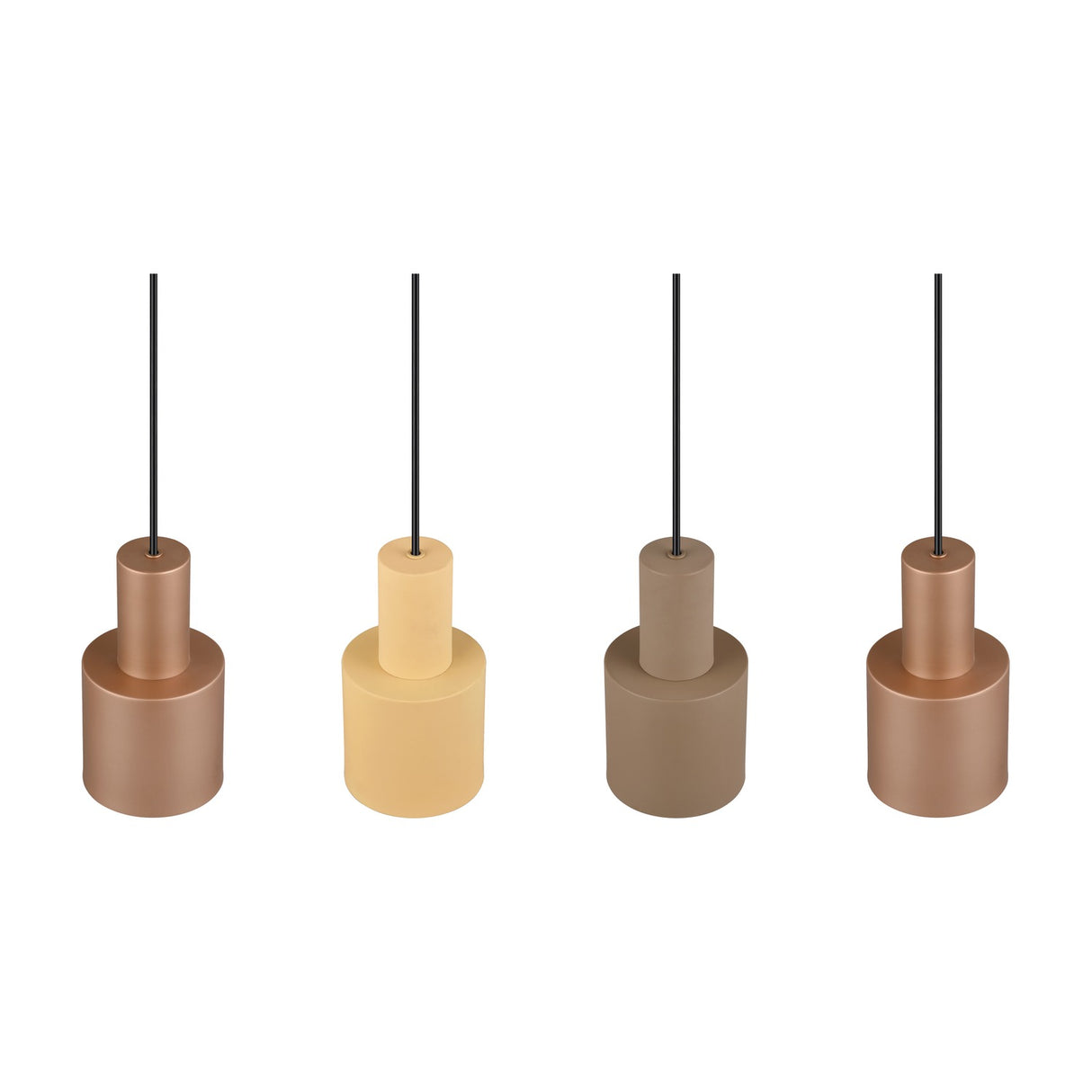 Agudo 4 Light Linear Chandelier – Multicoloured