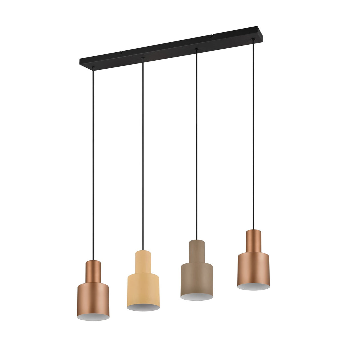 Agudo 4 Light Linear Chandelier – Multicoloured