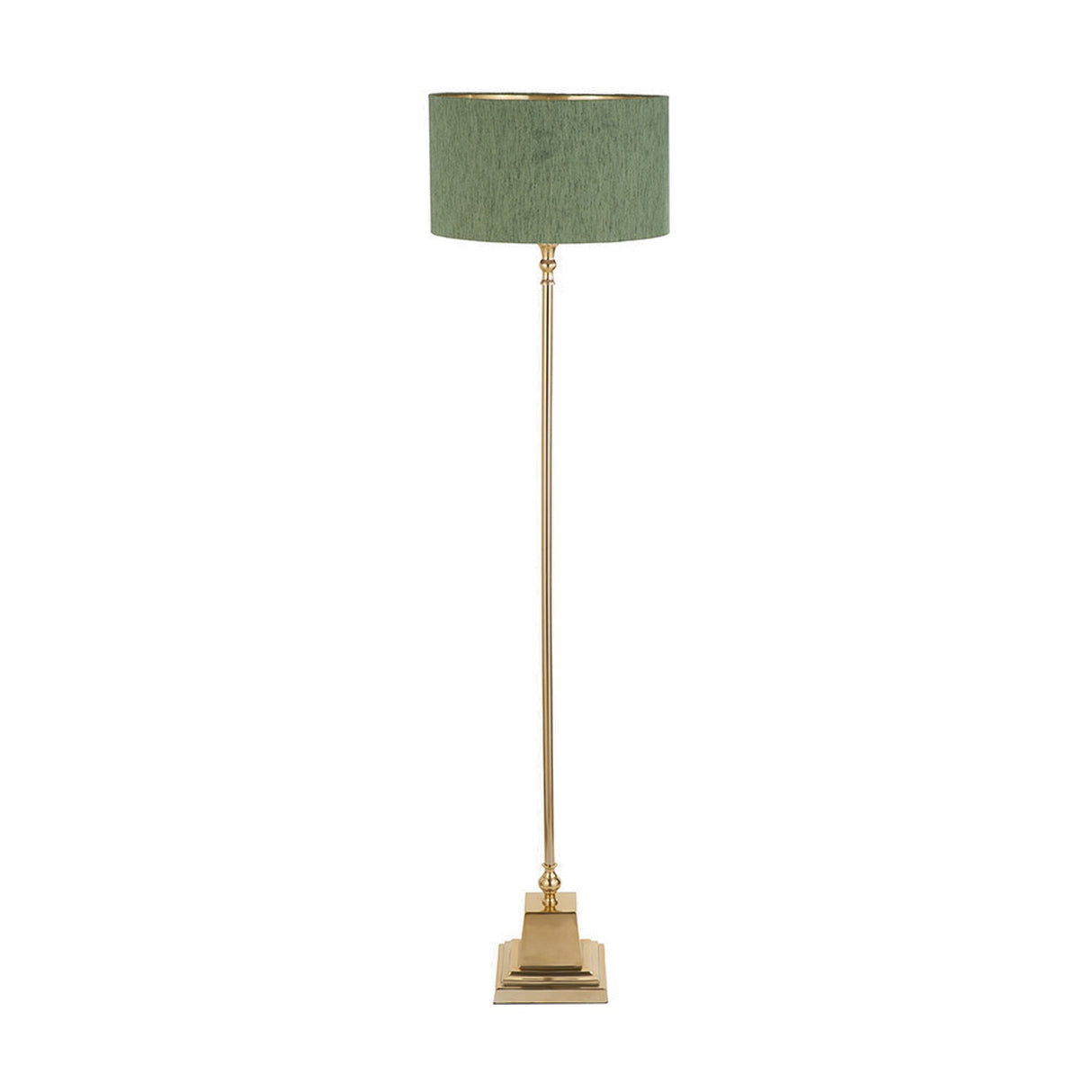 Claudius Gold Aluminium Stick Floor Lamp Base - 141cm
