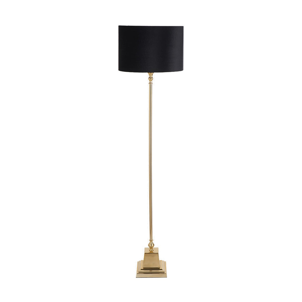 Claudius Gold Aluminium Stick Floor Lamp Base - 141cm