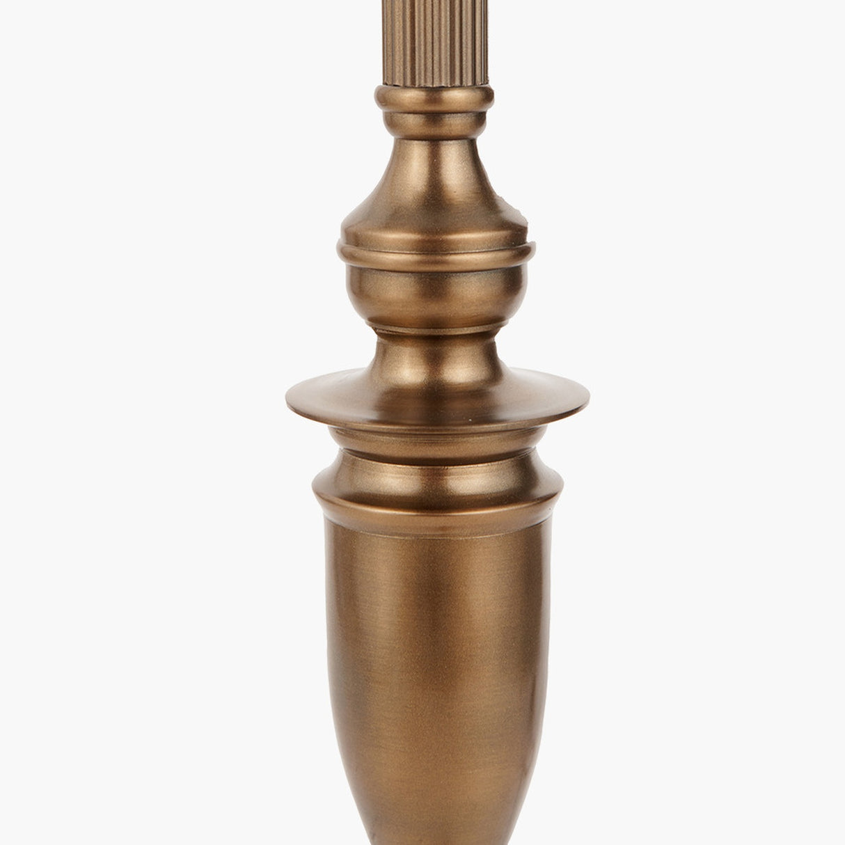 Canterbury Antique Brass Floor Lamp Base - 136cm