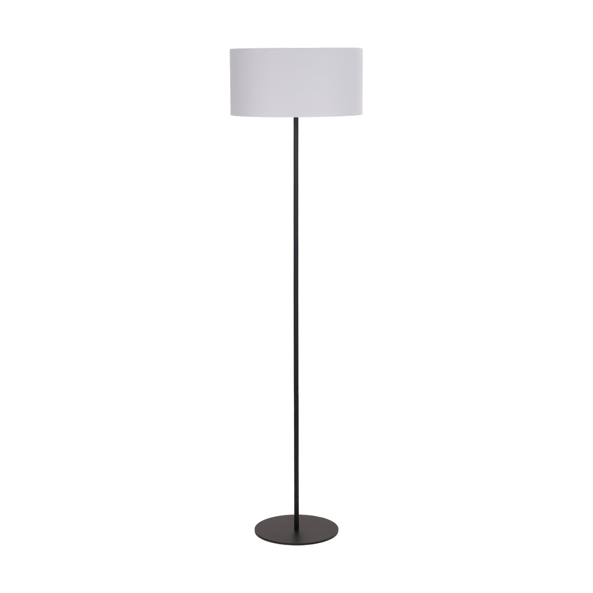 Elin Matt Black & Ivory Floor Lamp - 160cm