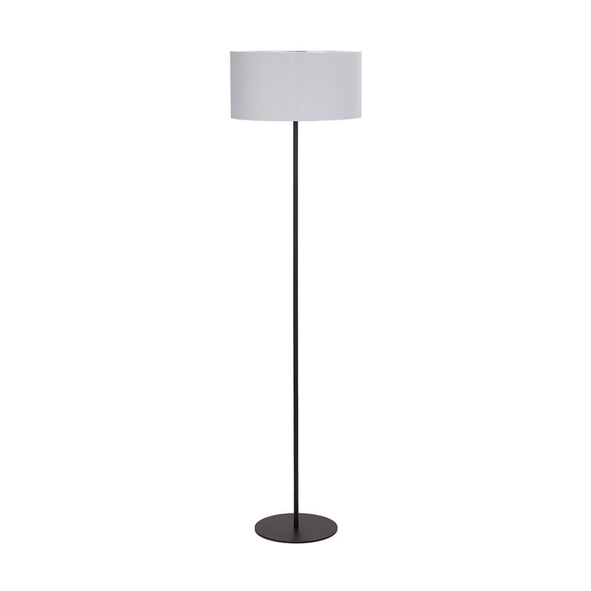 Elin Matt Black & Ivory Floor Lamp - 160cm