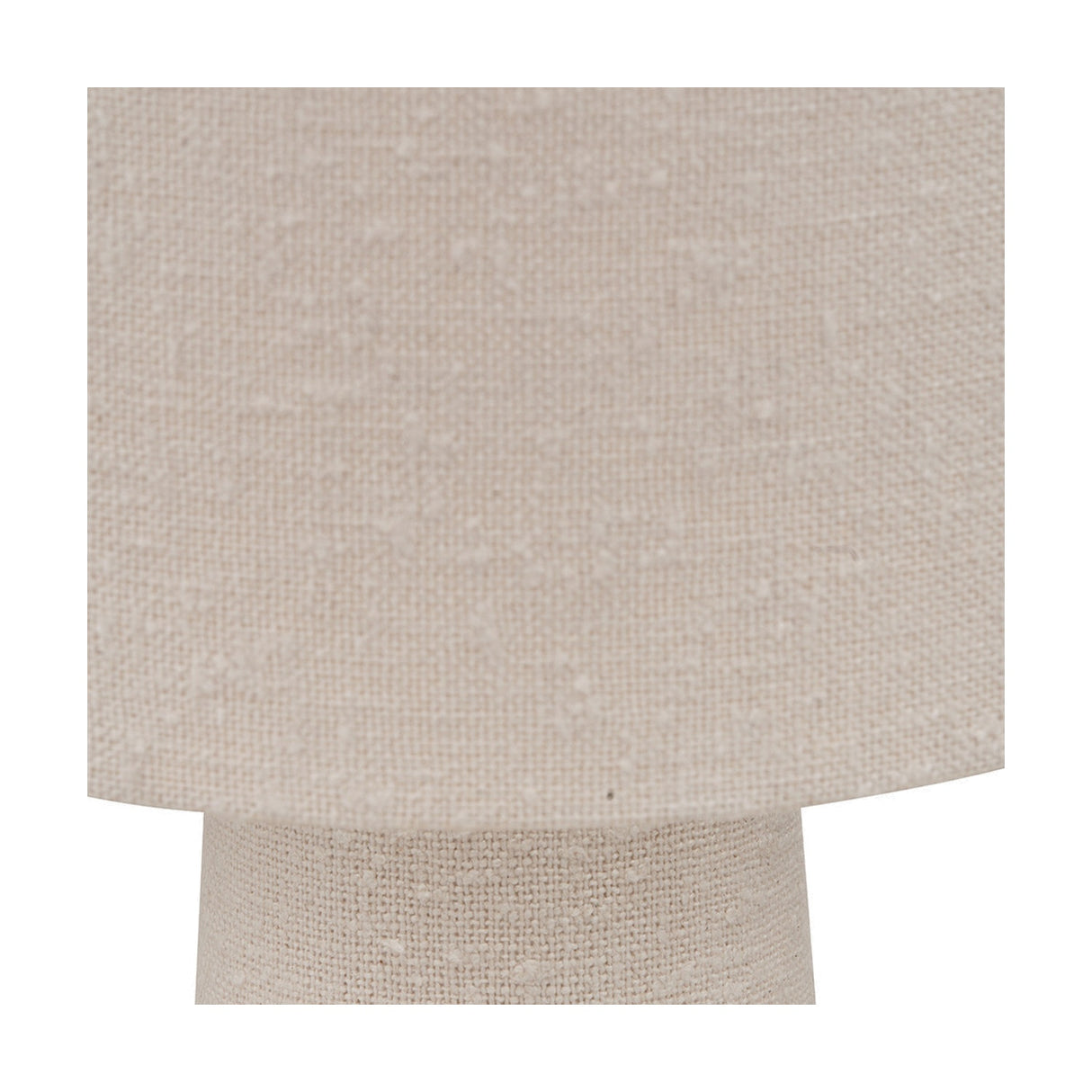 Mirissa White Slubby Handloom Fabric Floor Lamp - 129cm