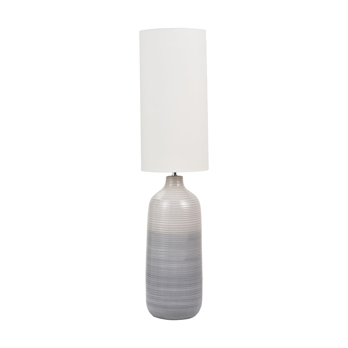 Venus Blue & Grey Ombre Ceramic Floor Lamp - 122cm