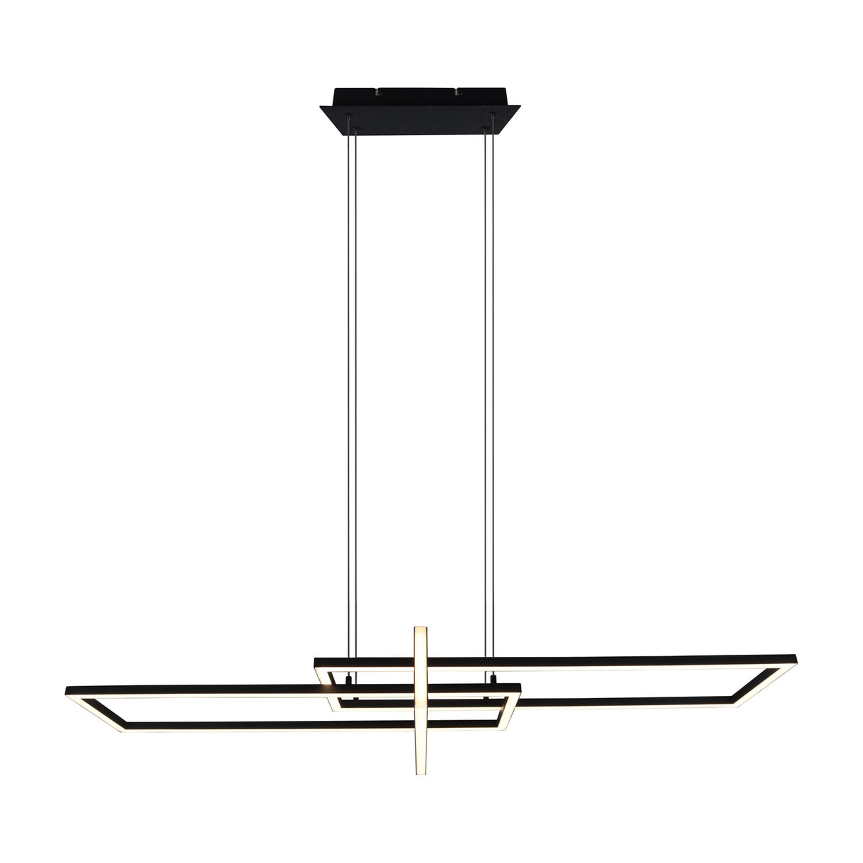 Salinas 3 Light 110cm LED Chandelier – Matt Black