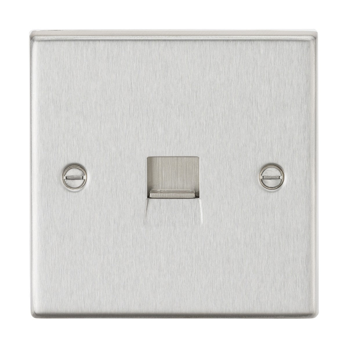 Telephone Extension Outlet - Brushed Chrome