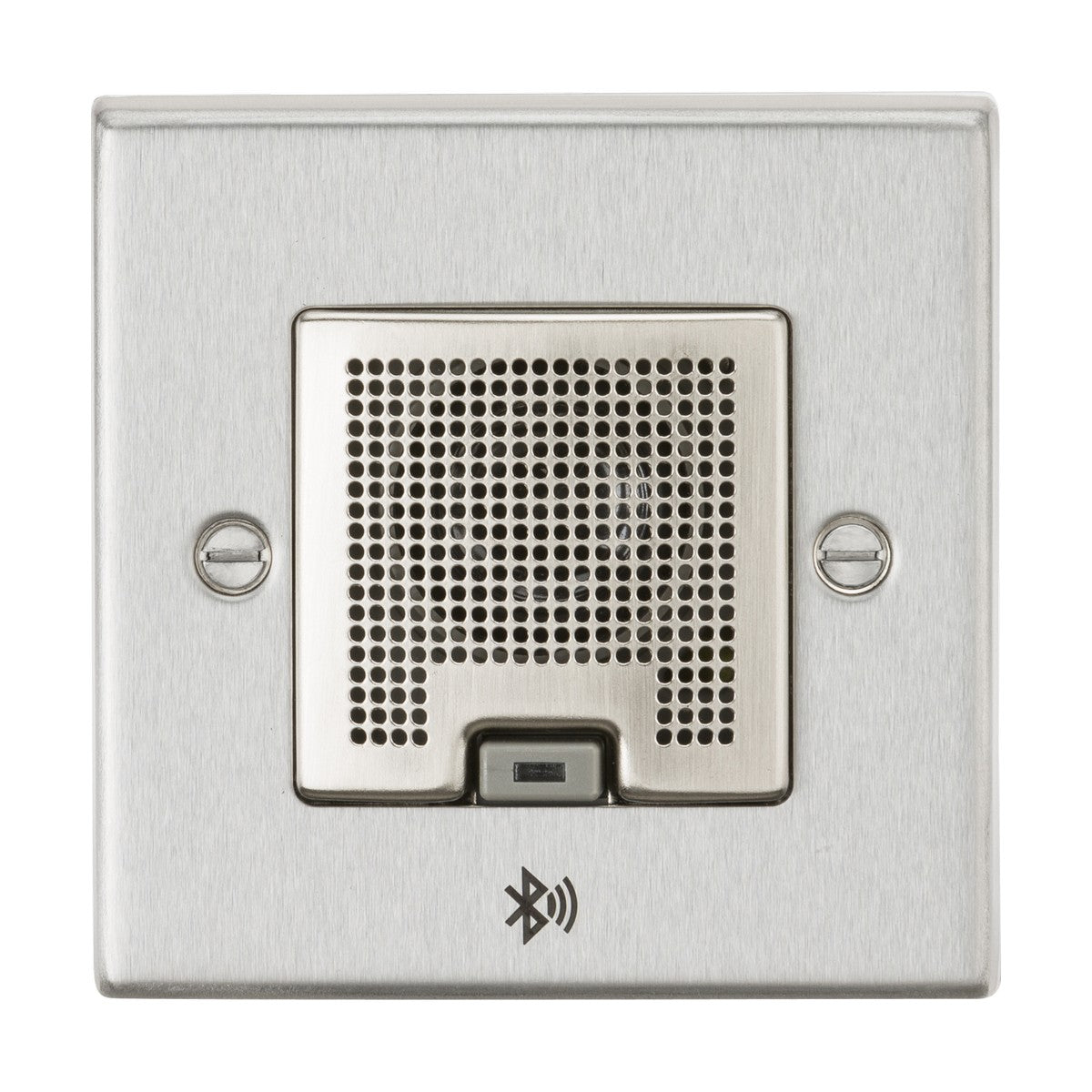 3W RMS Bluetooth Speaker Outlet - Brushed Chrome