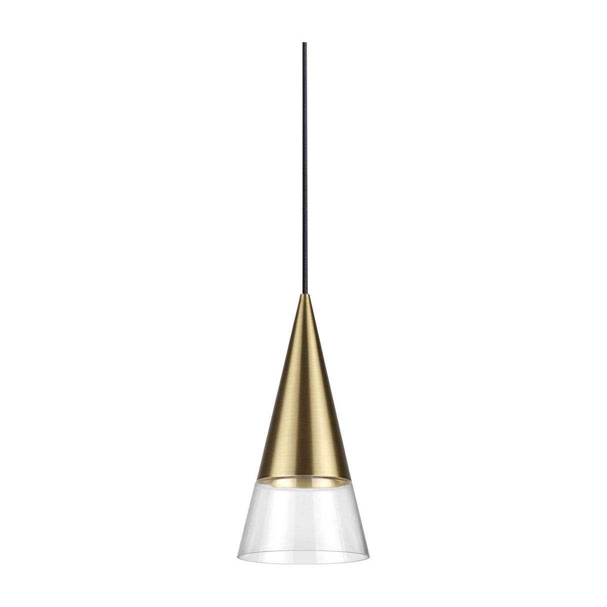 Cono Pendant Light - Brass