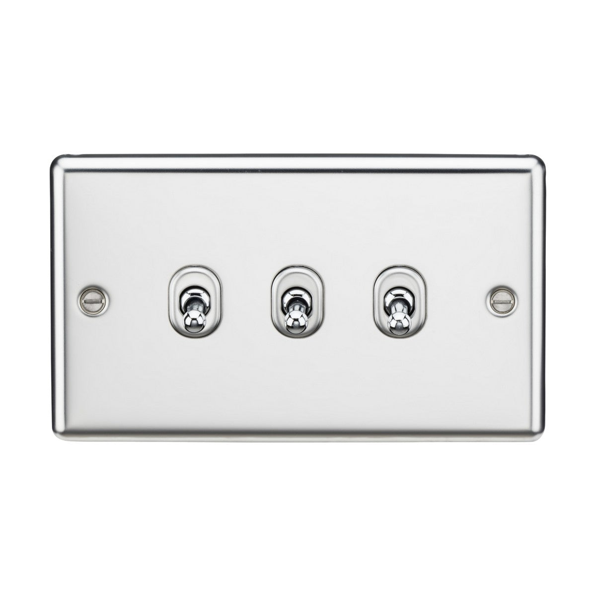 10AX 3G 2-way Toggle Switch - Polished Chrome