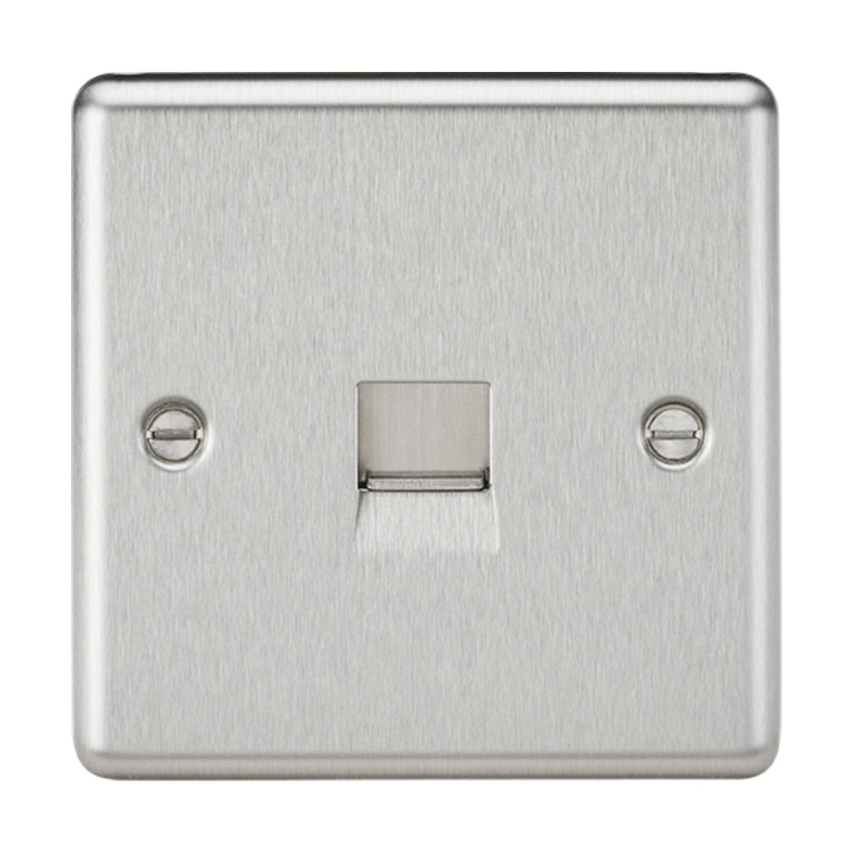 Telephone Master Outlet - Brushed Chrome