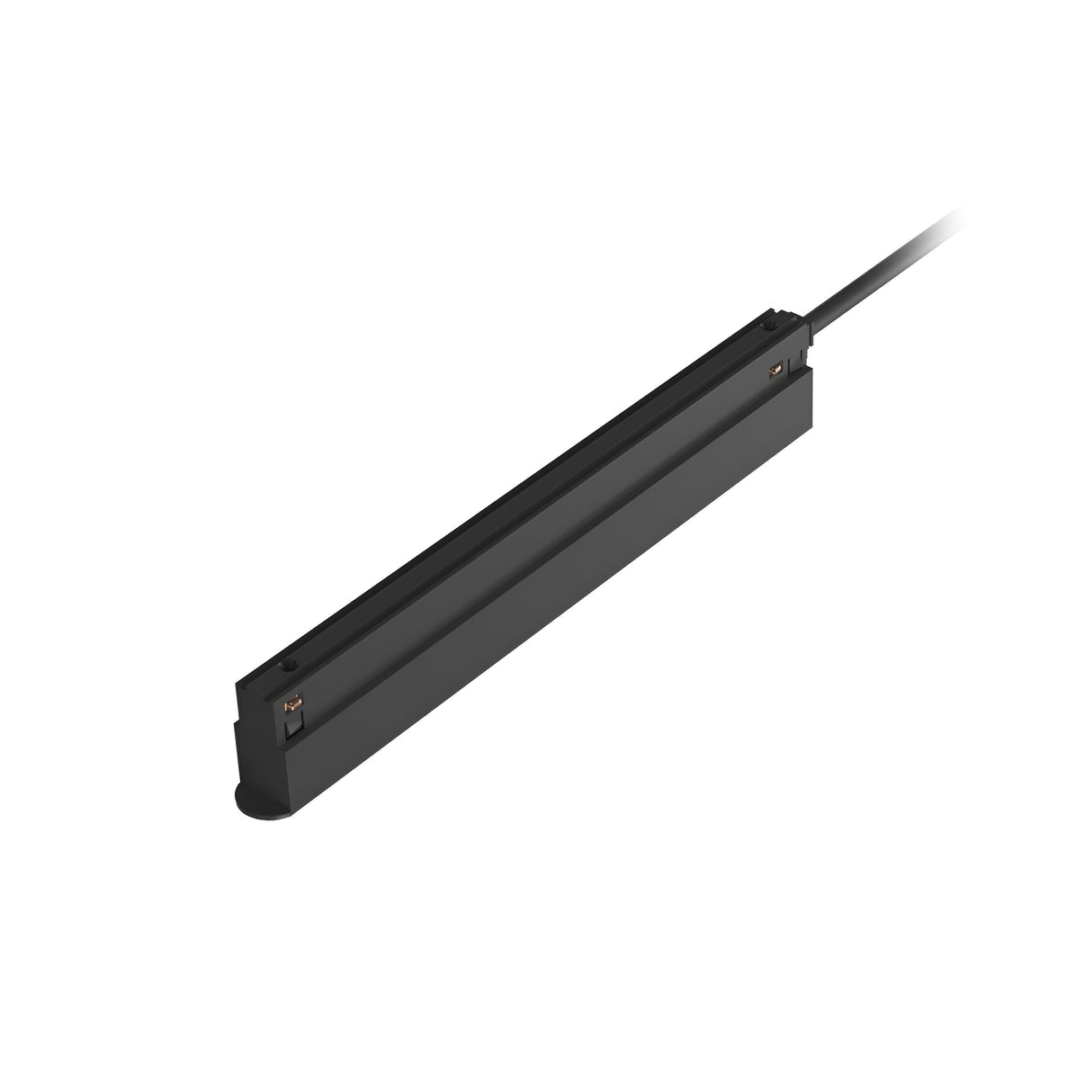 A Luxeon Constant Voltage Magnetic LED Driver, 250W and 48V in sleek black, is shown with a cable extending from one end against a white background. The compact design suggests it is suitable for precision measurement in technical applications.