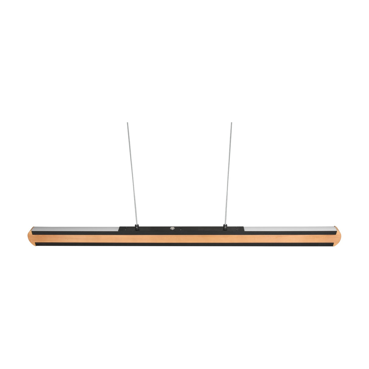 Deacon LED Up Down Wooden Pendant – Natural