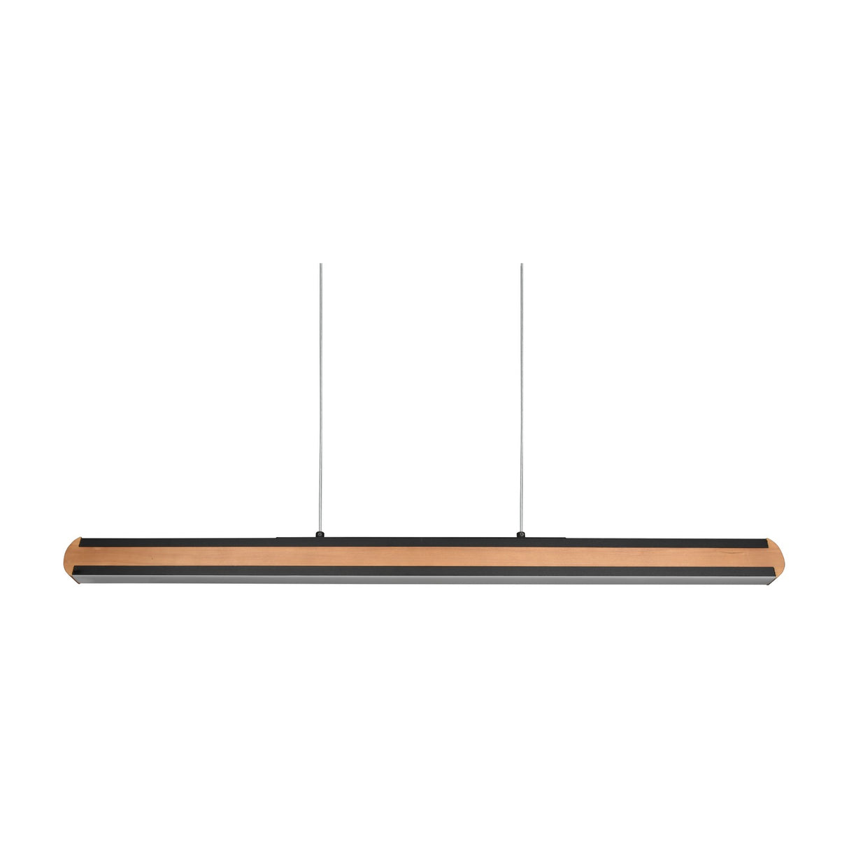 Deacon LED Up Down Wooden Pendant – Natural
