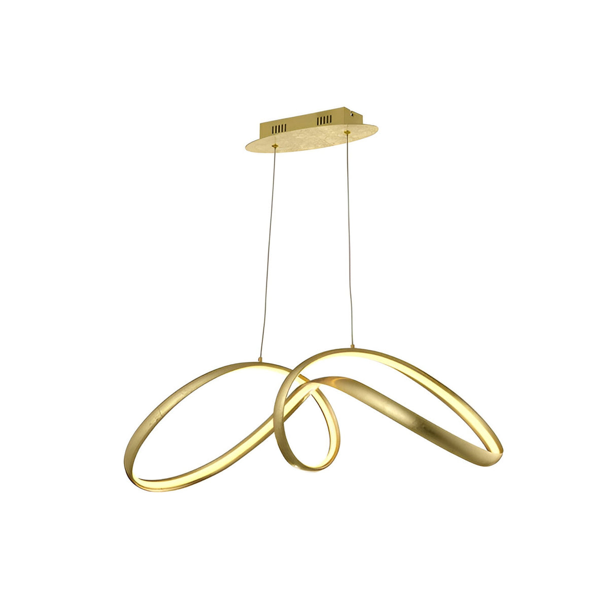 Lia LED Light Suspension 32W 3000K - Gold Leaf
