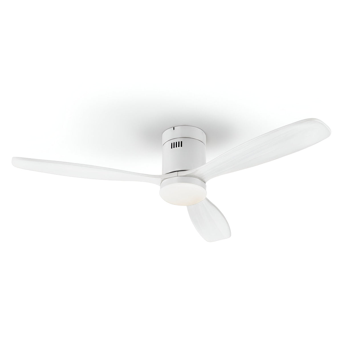 Siroco CCT Dimmable LED Ceiling Fan Light - White