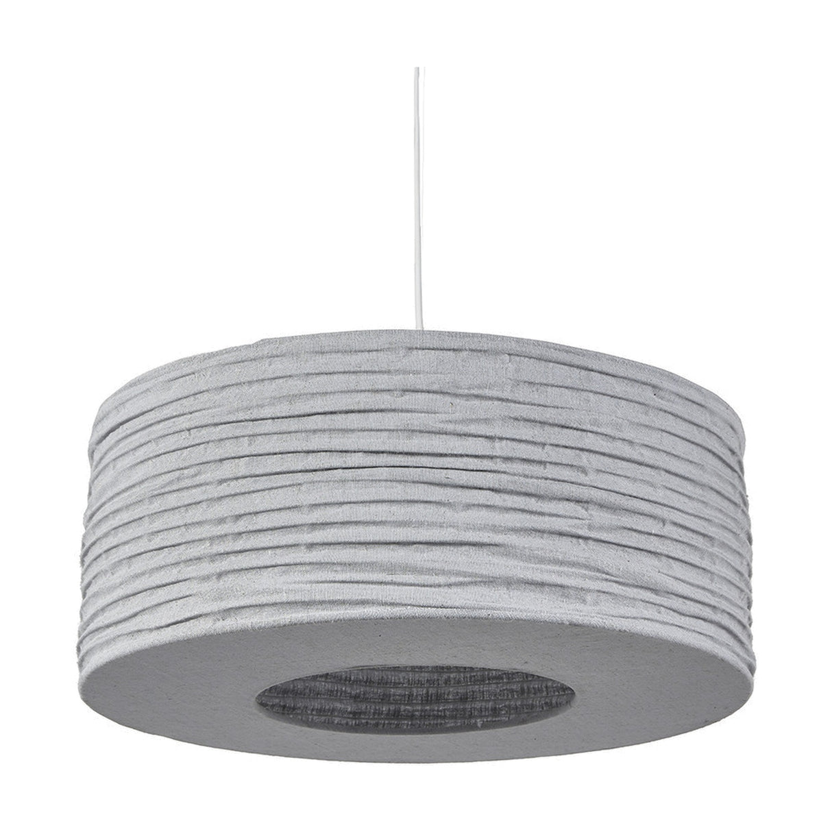 Patpong Grey Jute Non Elec Pendant Light - 50cm