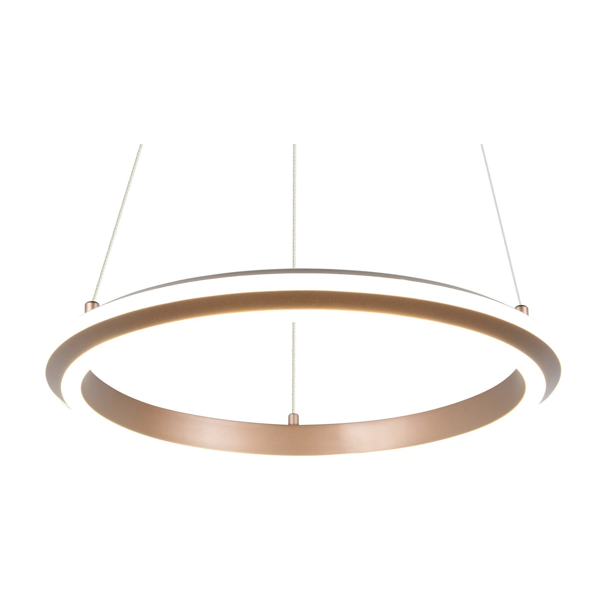 Amador LED Ring 45cm Chandelier – Coffee